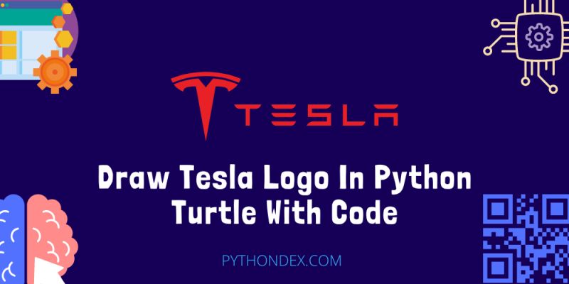 Draw Tesla Logo In Python Turtle Pythondex - Mountain Photo Collection - Desktop Quality