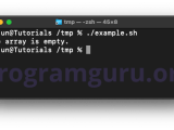 Bash Check If Array Is Empty
