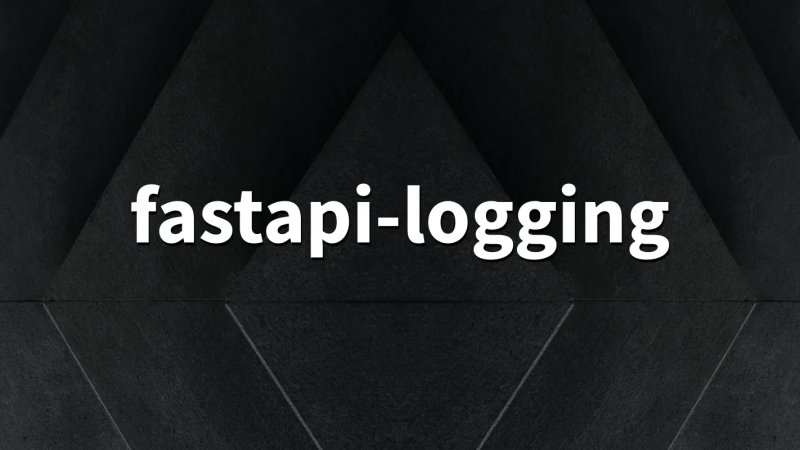 fastapi-logging 0.1.1 - Logging Wrapper for fastapi with Cloud Logging ...