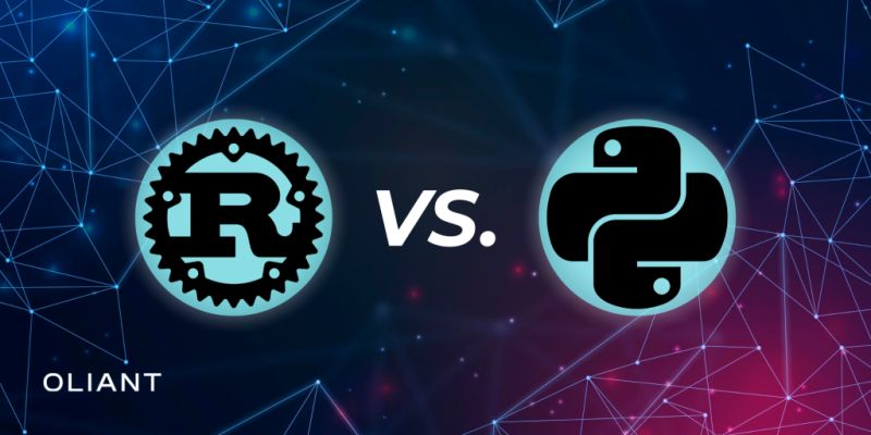 Rust Vs Python A Comparison - Premium Minimal Illustration Gallery - Retina