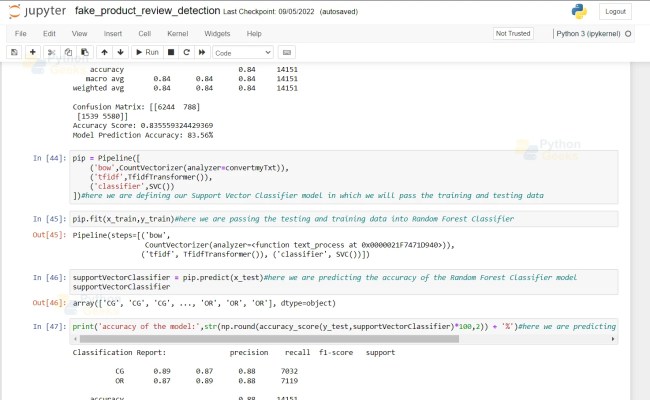 Fake Product Review Detection Using Machine Learning - Python Geeks