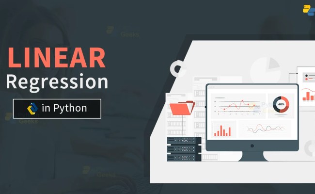 Linear Regression In Python - Python Geeks