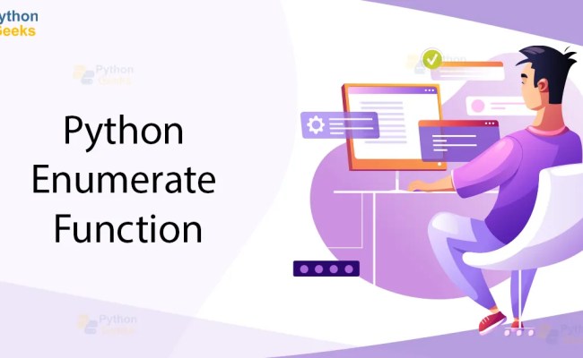 Looping With Counters Using Python Enumerate() - Python Geeks