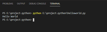 how to create hello world program in python