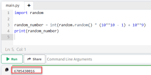 How To Generate 10 Digit Random Number In Python? - Python Guides