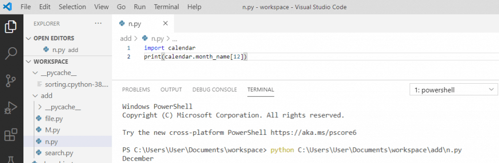 Find the name of the month from a number in python Find the name of the month from a number in python