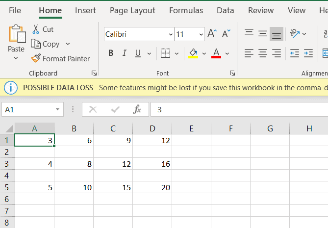 Python write 3D array to CSV file