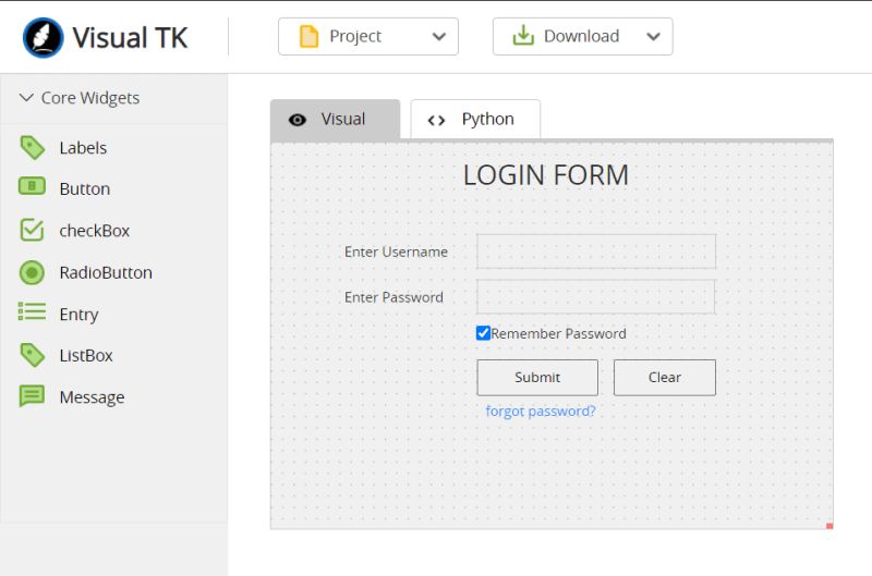 Python Tkinter Gui Drag And Drop Designer Showcase Python Guis Forum - Best Abstract Textures in Retina