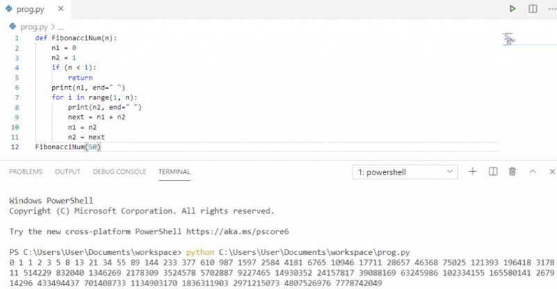 Python Program Find Fibonacci Series In Python - Colorful Image Collection - 4K Quality