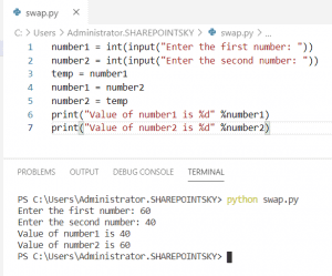 Python Program To Swap Three Numbers Python Mastery Swap Three - Premium Gradient Photo Gallery - Desktop