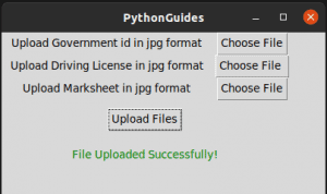 Upload A File In Python Tkinter - Python Guides