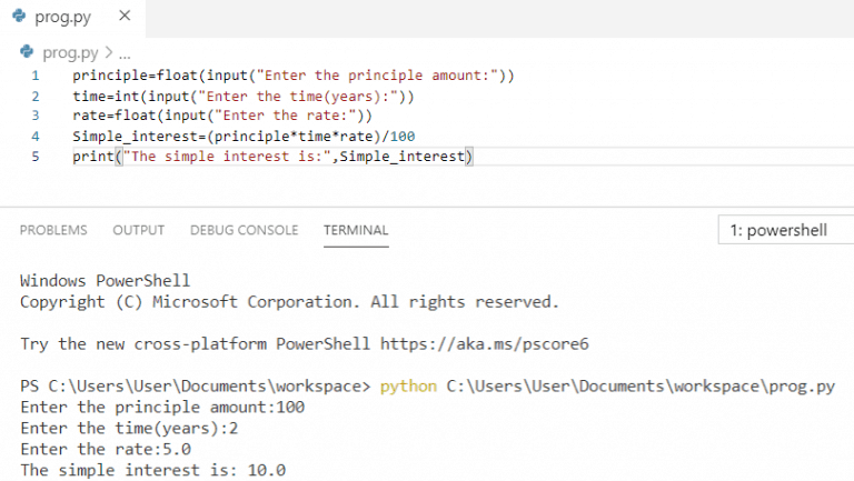 How To Calculate Simple Interest In Python - Python Guides