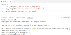 Python Program To Find An Area Of A Rectangle - Python Guides