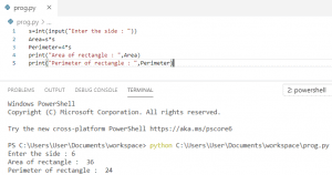 Python Program To Find The Area Of Square - Python Guides