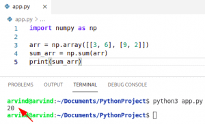 Python NumPy Sum + Examples - Python Guides