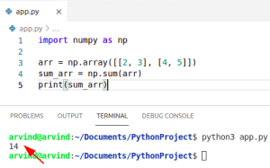 Python NumPy Sum + Examples - Python Guides