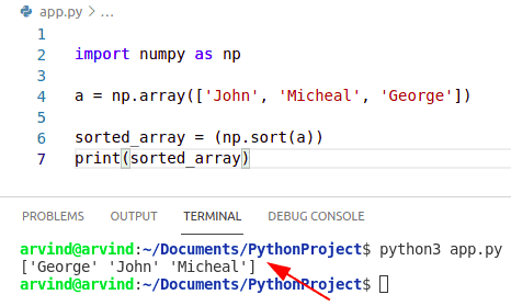 Python Sort NumPy Array + Examples - Python Guides