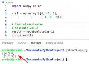 Python NumPy Absolute Value With Examples - Python Guides