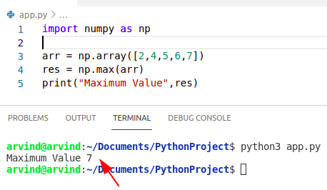 Python NumPy Max With Examples - Python Guides