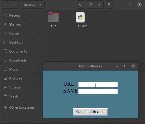 Qr Code App Using Tkinter In Python With Source Code Sourcecodester - Download High Quality Landscape Illustration | Mobile