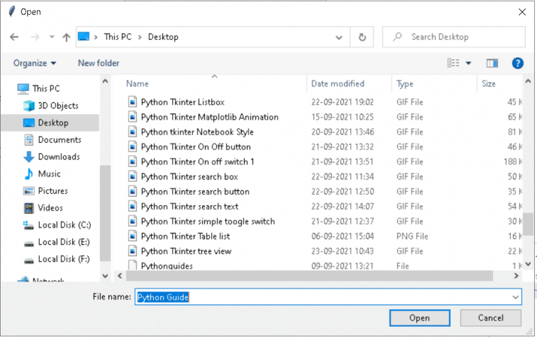 Python Tkinter Search Box - Python Guides