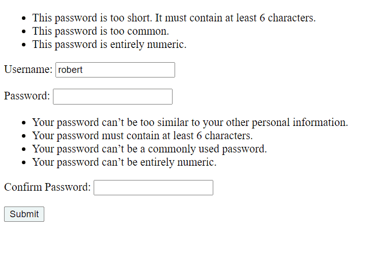 Python django form validation python guides