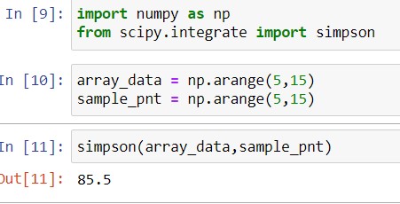 Scipy Integrate Simpson Scipy Integrate Simpson