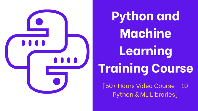 Python And Machine Learning Training Course