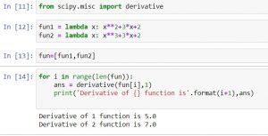 Python Scipy Derivative Of Array - Python Guides