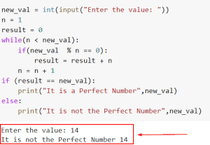 How To Find Perfect Number In Python - Python Guides