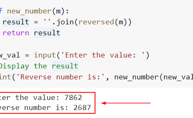 How To Reverse A Number In Python [11 Different Ways] - Python Guides