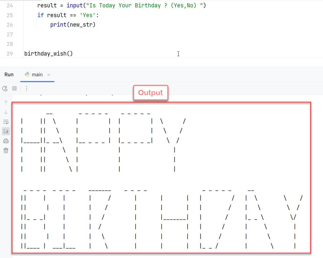 Python Program For Birthday Wishes - Python Guides