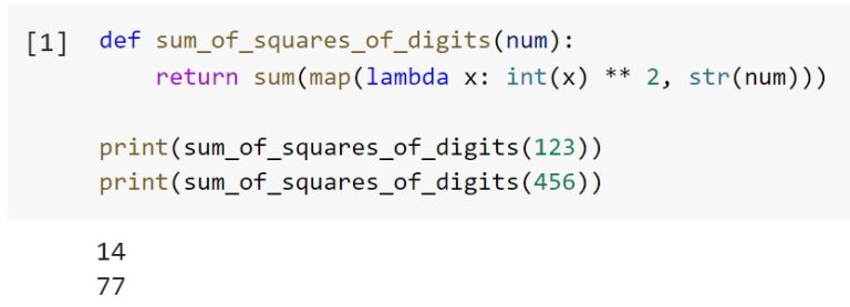 Sum Of Squares Of Digits Of A Number In Python - Python Guides