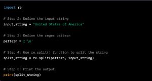 How To Split A String Using Regex In Python - Python Guides