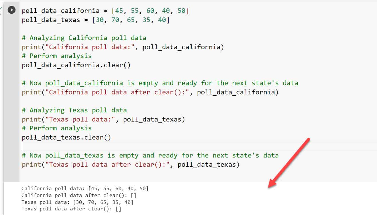 Python List Clear Method With Examples Python Guides Python list clear method with examples python guides