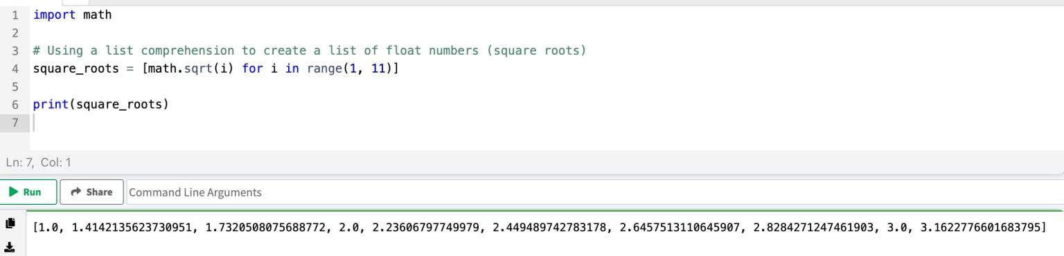 How To Create A List Of Floats In Python - Python Guides