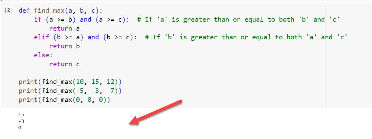 Python Function To Find The Max Of Three Numbers - Python Guides