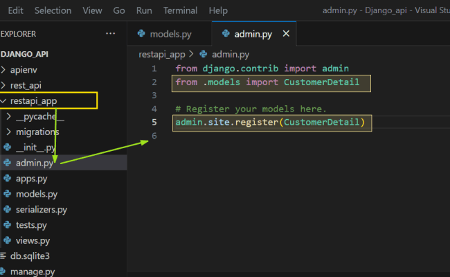 How To Create An API In Python Django (using Generic Class API)