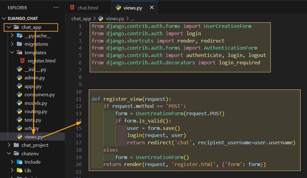 How To Build Chat App In Django - Python Guides
