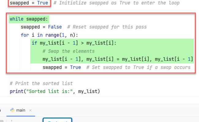 Python Program For Bubble Sort [3 Methods]