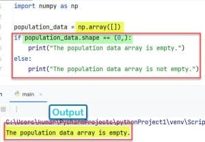 5 Ways To Check If The Numpy Array Is Empty Python Pool - Gorgeous City Wallpaper - Desktop