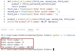 Python Program To Find Product Of Three Numbers - Premium Light Design Gallery - Full HD