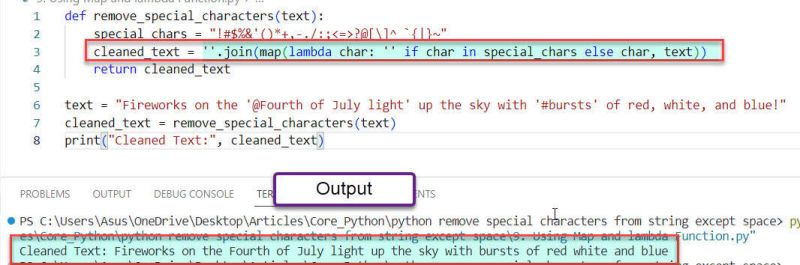 Remove Special Characters Except Space From String In Python Bobbyhadz - Premium Minimal Texture Gallery - Mobile