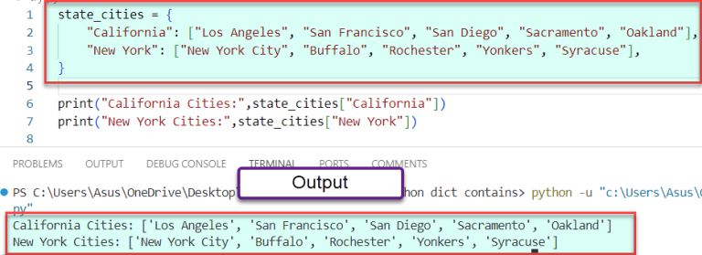 Python Dictionary Contains Examples Python Guides - Creative Light Art - HD