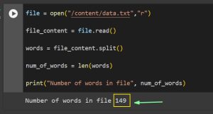 Python Program to Count Words in a Text File Python Program to Count Words in a Text File