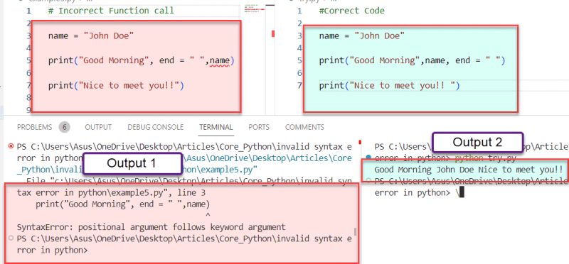 Invalid Syntax Error In Python How To Fix With Examples Python Guides - Premium Space Image Gallery - 4K