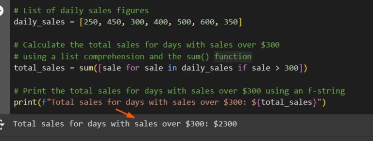 How To Sum Elements In List In Python Using For Loop Python Guides - Premium Sunset Art Gallery - Mobile