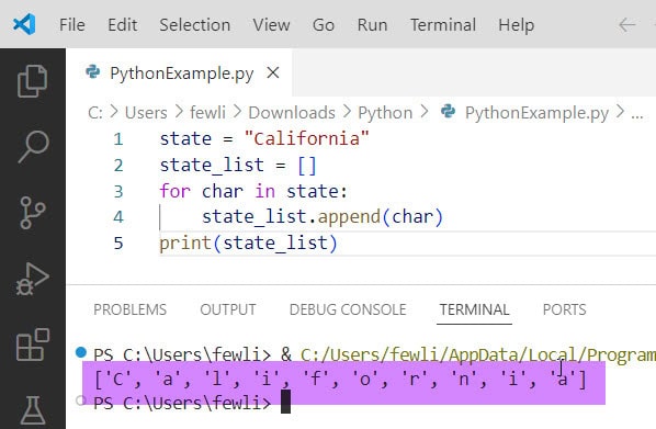 Convert String To List In Python Without Using Split - Minimal Illustrations - Premium High Resolution Collection