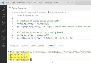 Python Create An Empty Array - Professional Minimal Art - 8K