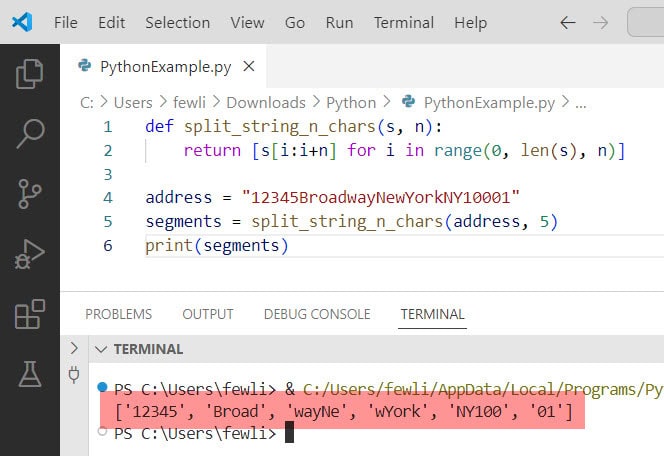 Python Split String By Character Count Example Code - Best Vintage Patterns in 8K